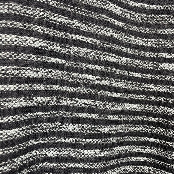 J Jill Blue Striped Long Sleeve Top Textured Woman’s Size Medium - Picture 3 of 8